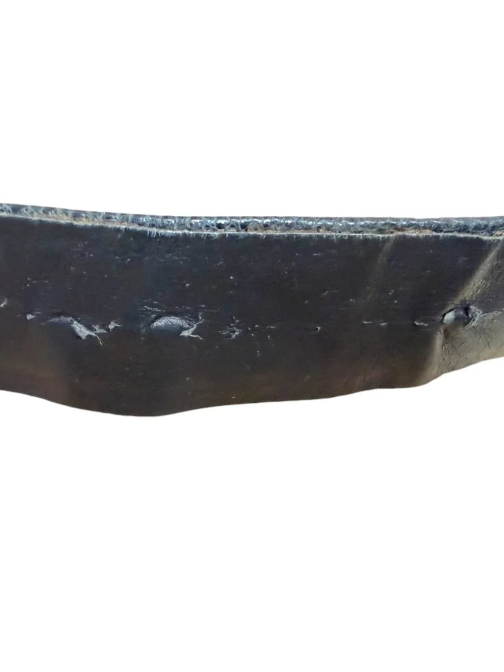 Judith Leiber Venetian Style Belt Black Snakeskin Gold Tone Metal Double Buckle